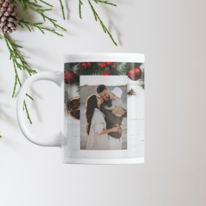 Bedrukte kerst mok