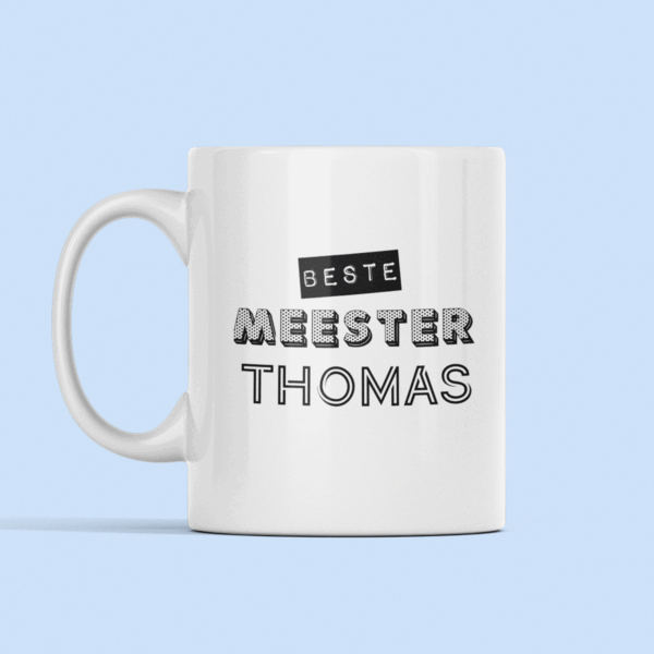 Beste Meester Mok - Met naam